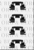 BORG & BECK BBK1298 Accessory Kit, disc brake pads